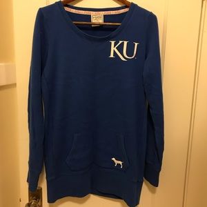 Blue Victoria’s Secret KU sweater